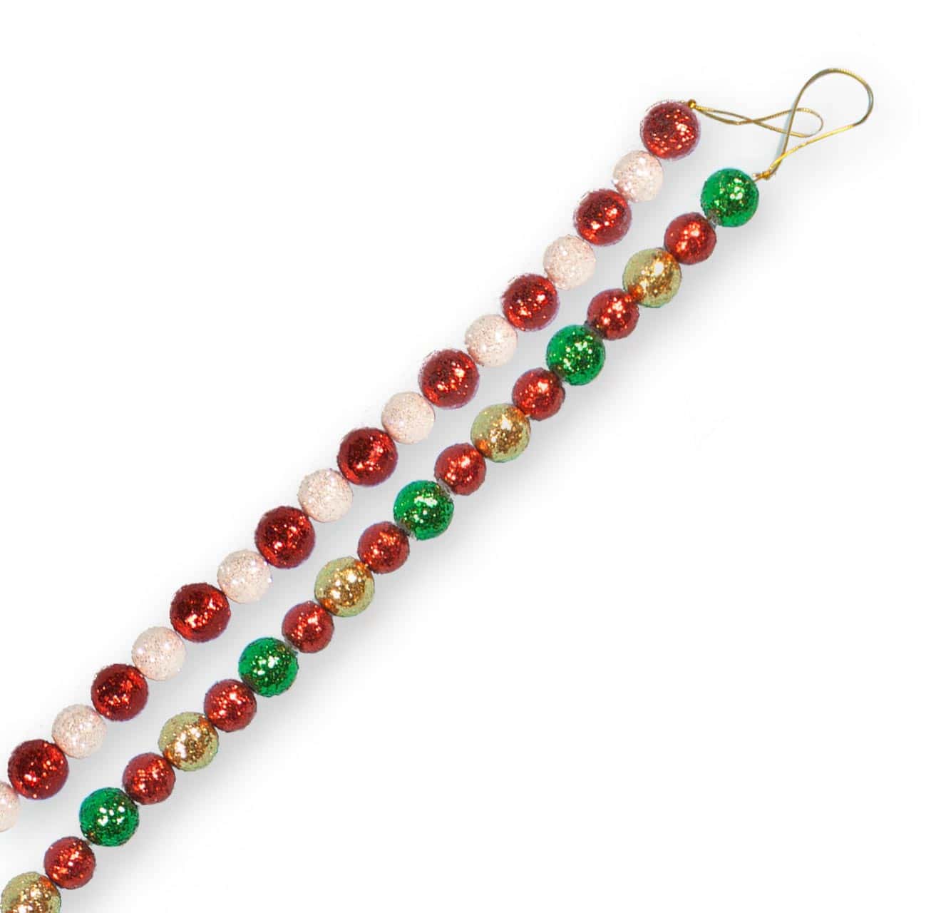 6′ Glitter Ball Garland