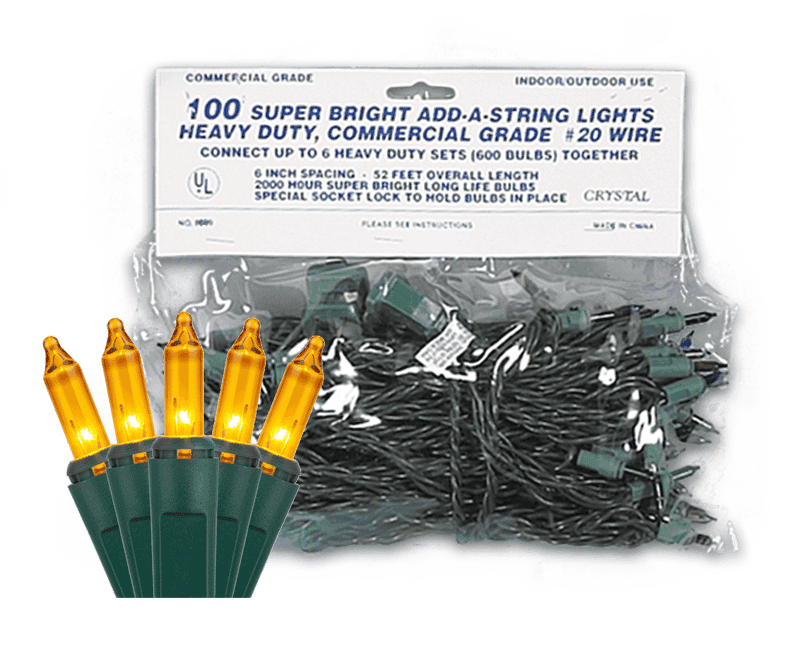 100 Gold Light Set, Commercial Grade