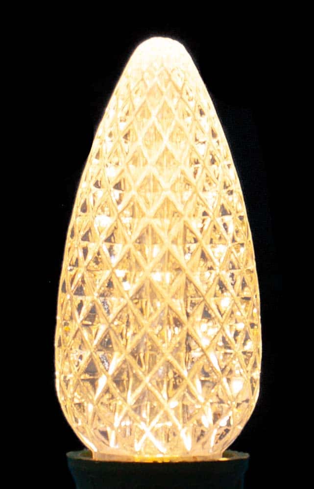 C9 Faceted LED Bulb – Warm White