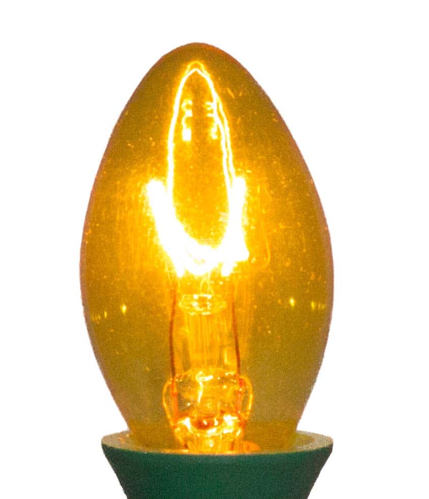 C7 Incandescent Bulb – Trans. Yellow
