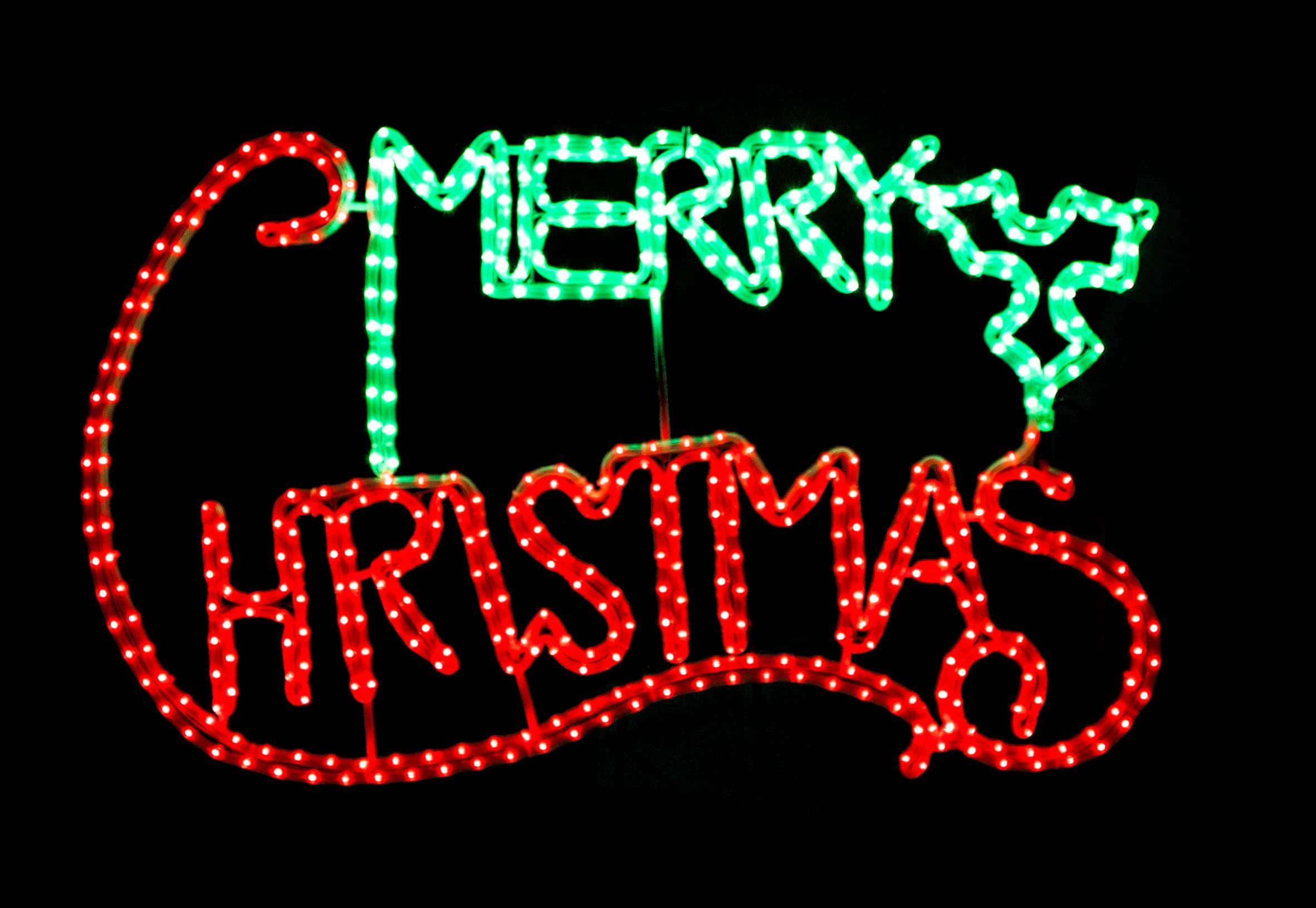 36″ LED Merry Christmas