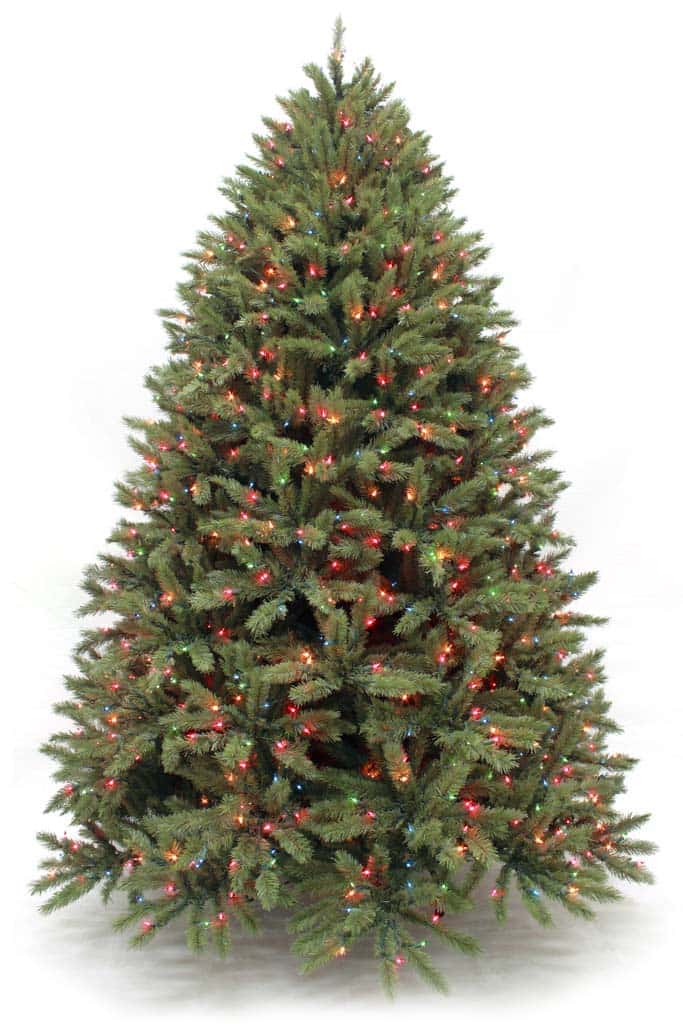 Prelit Incandescent Deluxe Frazier Fir – 7.5′, Multi Lights