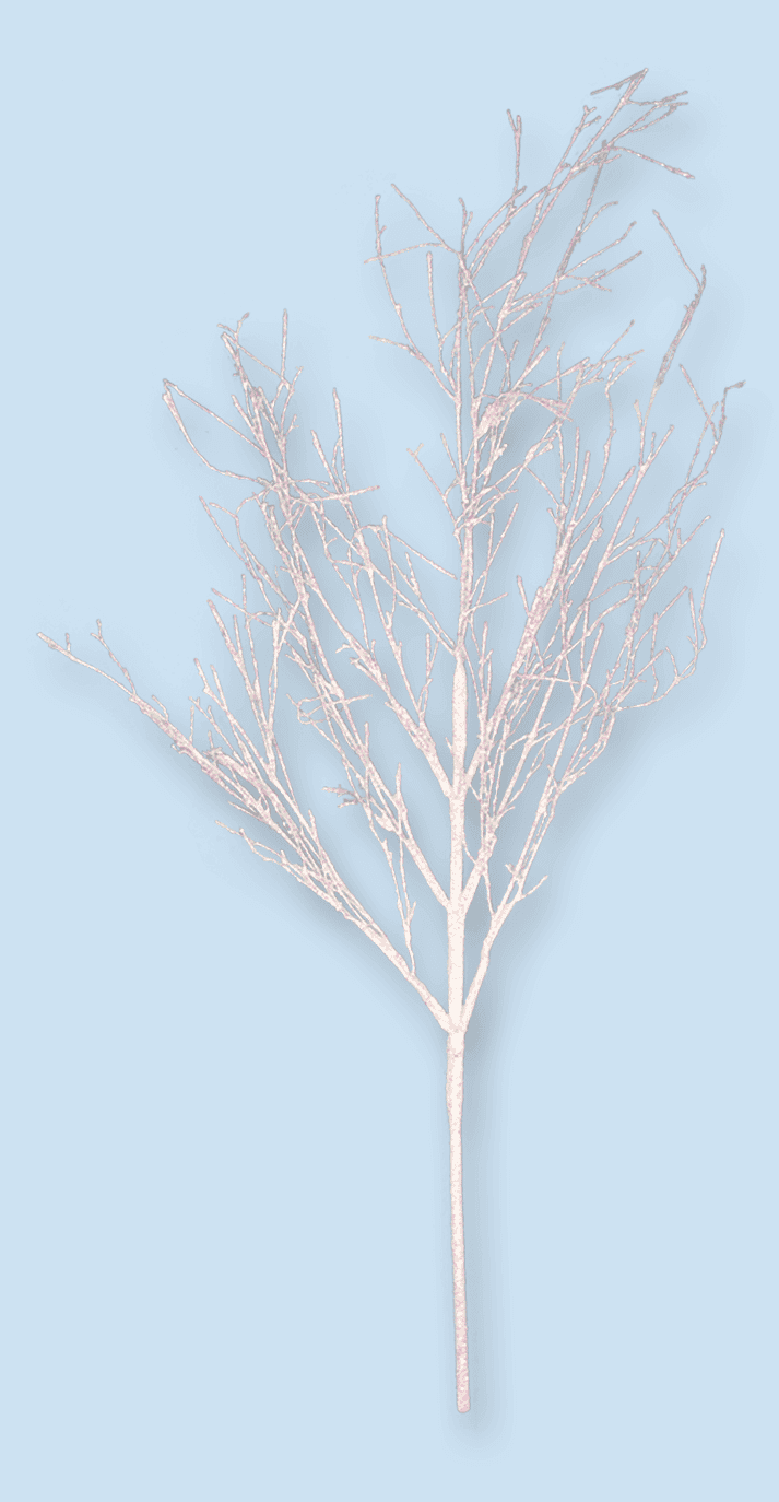 30″ Branch Spray – White