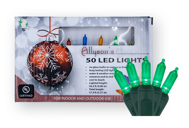 50 LED Mini Set – Green