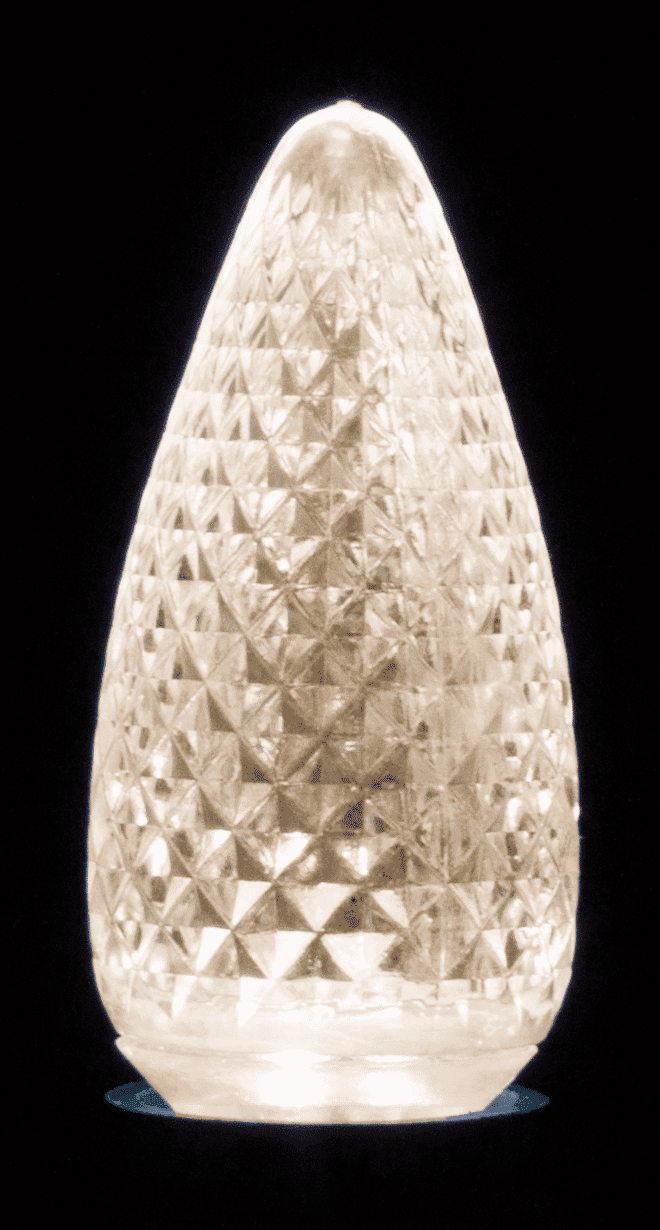 C9 Faceted LED Bulb – Sun Warm White
