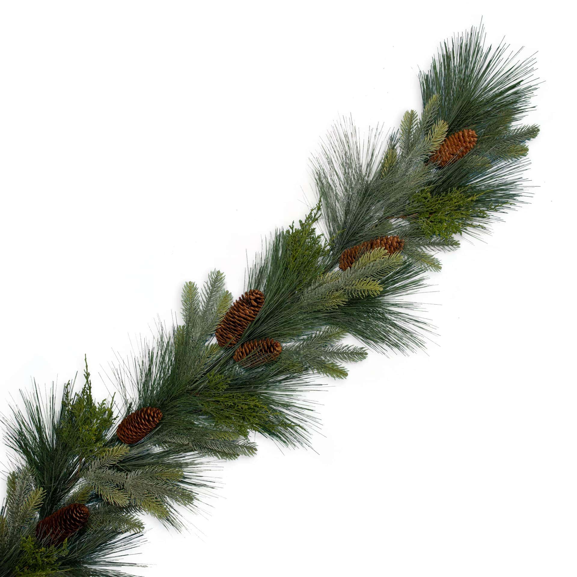 6′ Two Toned Mixed Pine Garland