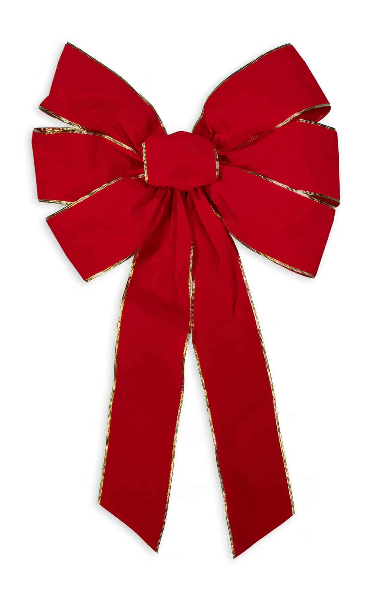 18″ x 29″ Wired Deluxe Bow With Gold Trim