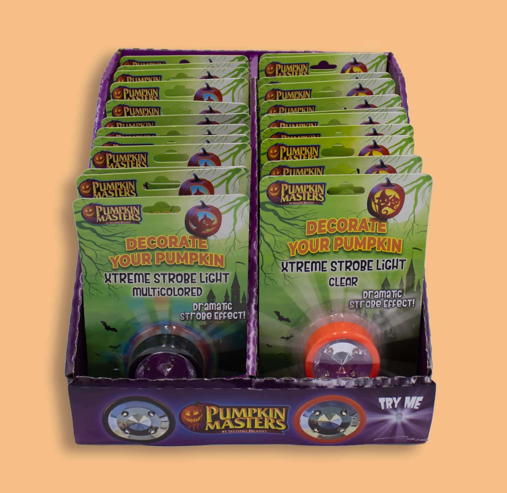 24 Pumpkin Masters Xtreme Strobe Lights