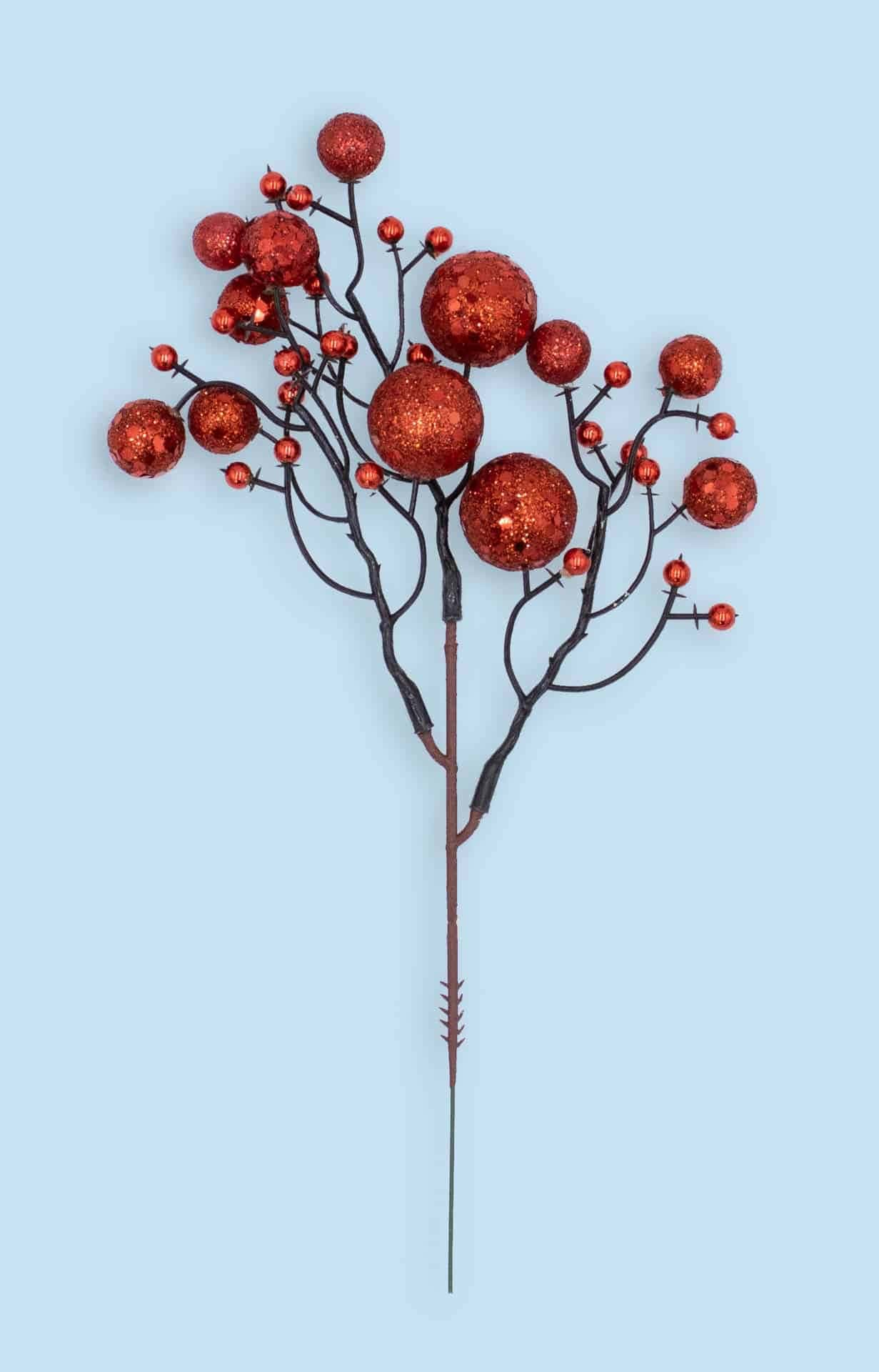Red Glitter Berry Pick