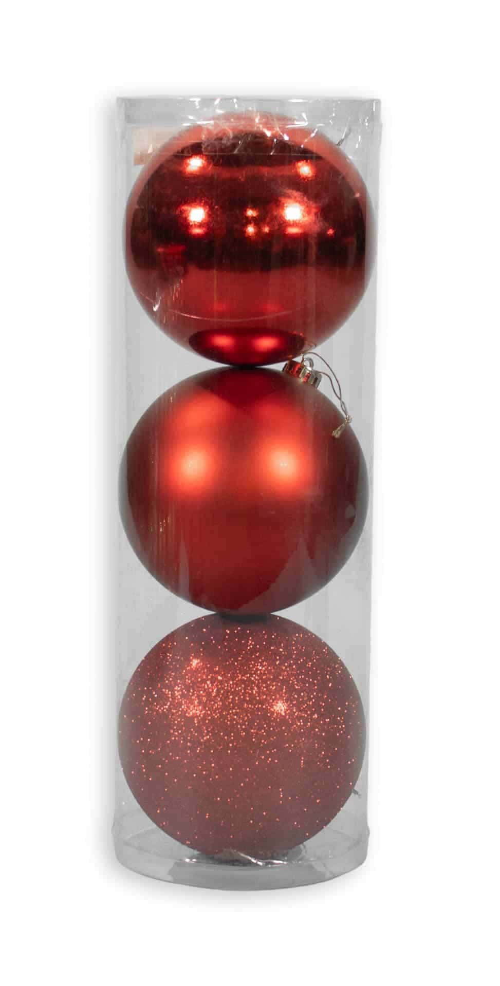 3-Pack 150mm Shatterproof Gold Plastic Balls
