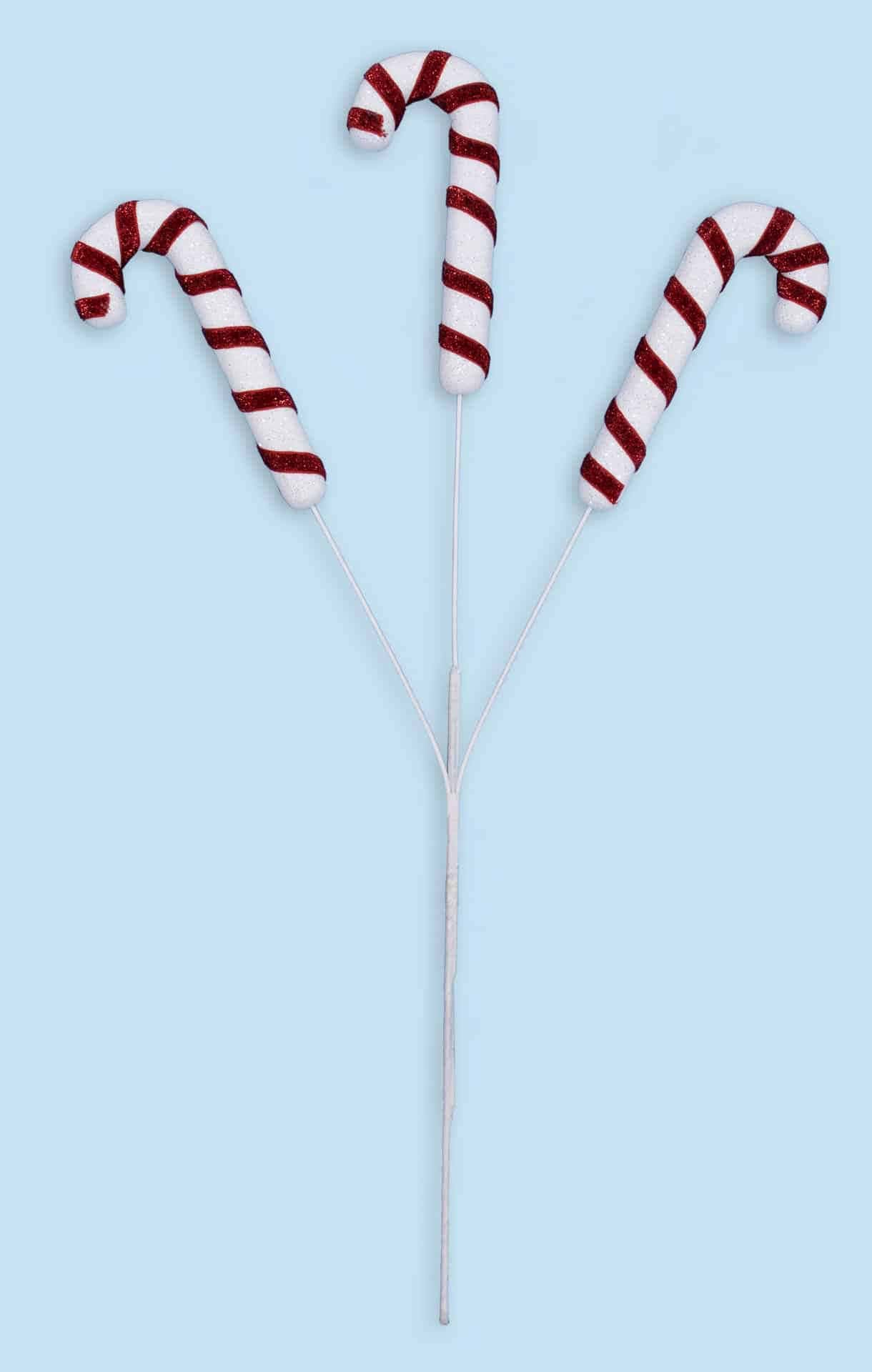 25″ Glittered Candy Cane