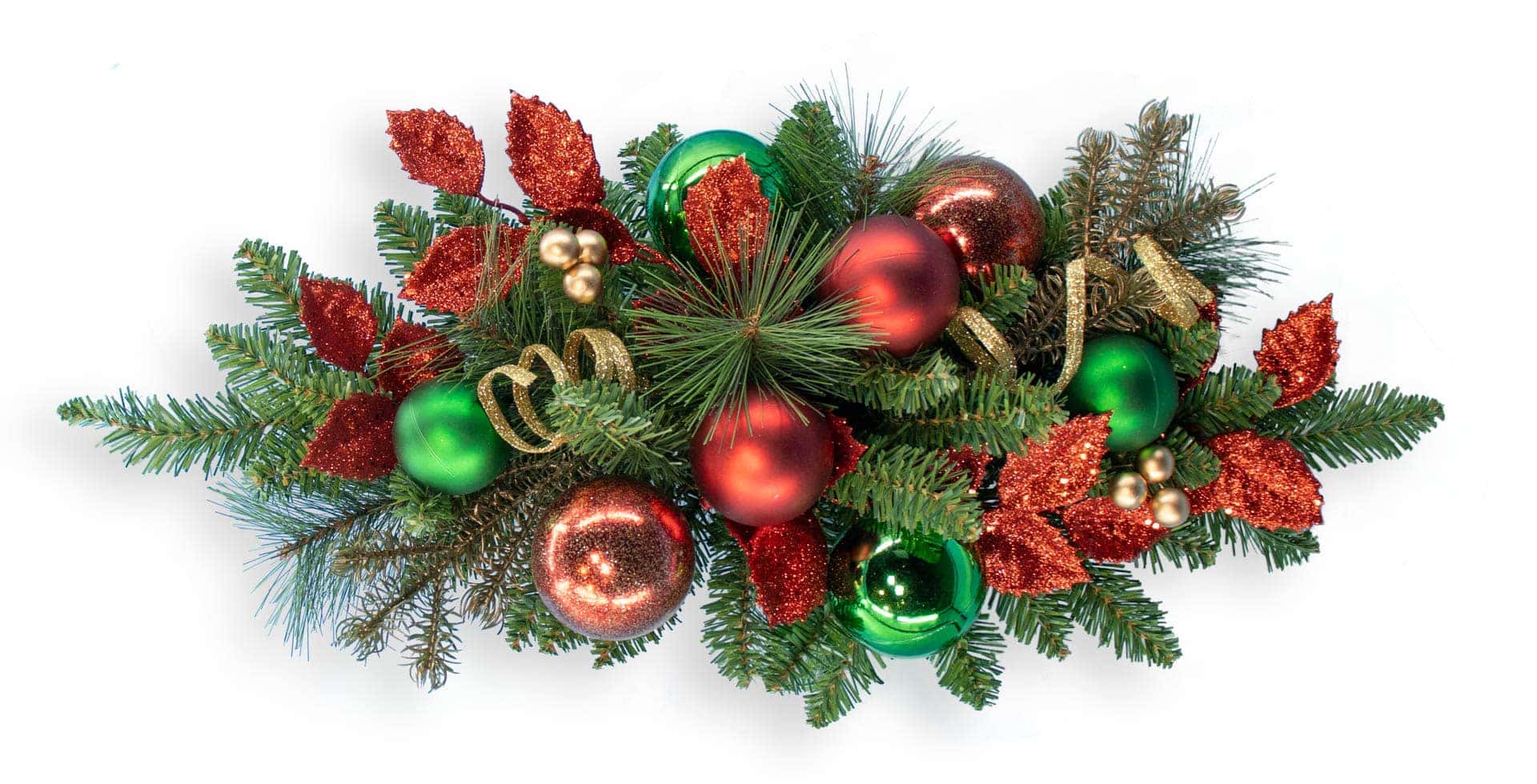 28″ PVC Mixed Pine Swag