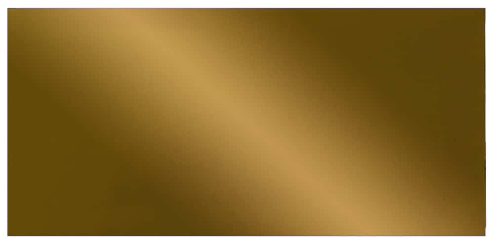 Gold Welding Lens | Small 2 x 4.25