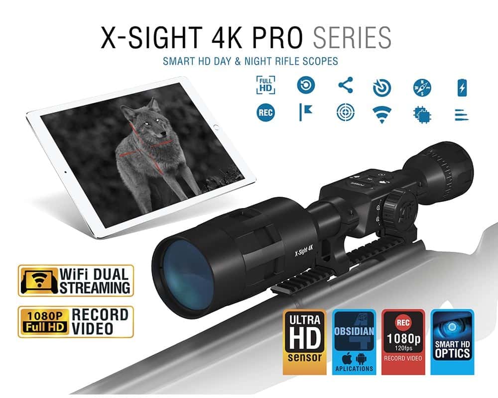 ATN X-Sight 4K Pro 3-14x Day/Night Riflescope