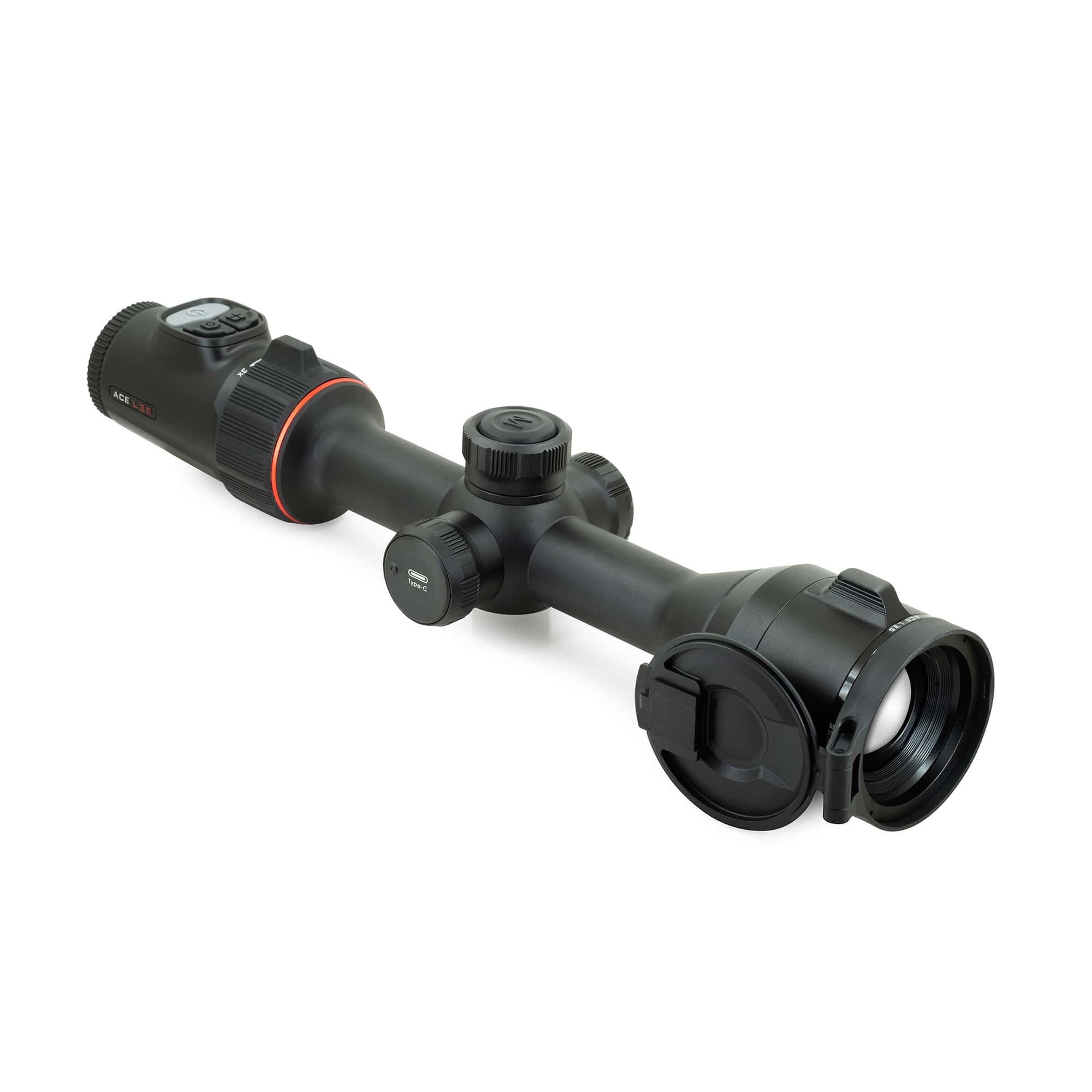 Nocpix ACE L35 Thermal Weapon Sight with Ocular Magnifier 3X 384×288 35mm (Free 2x additional 18650 Batteries and 4-Port Charger!)