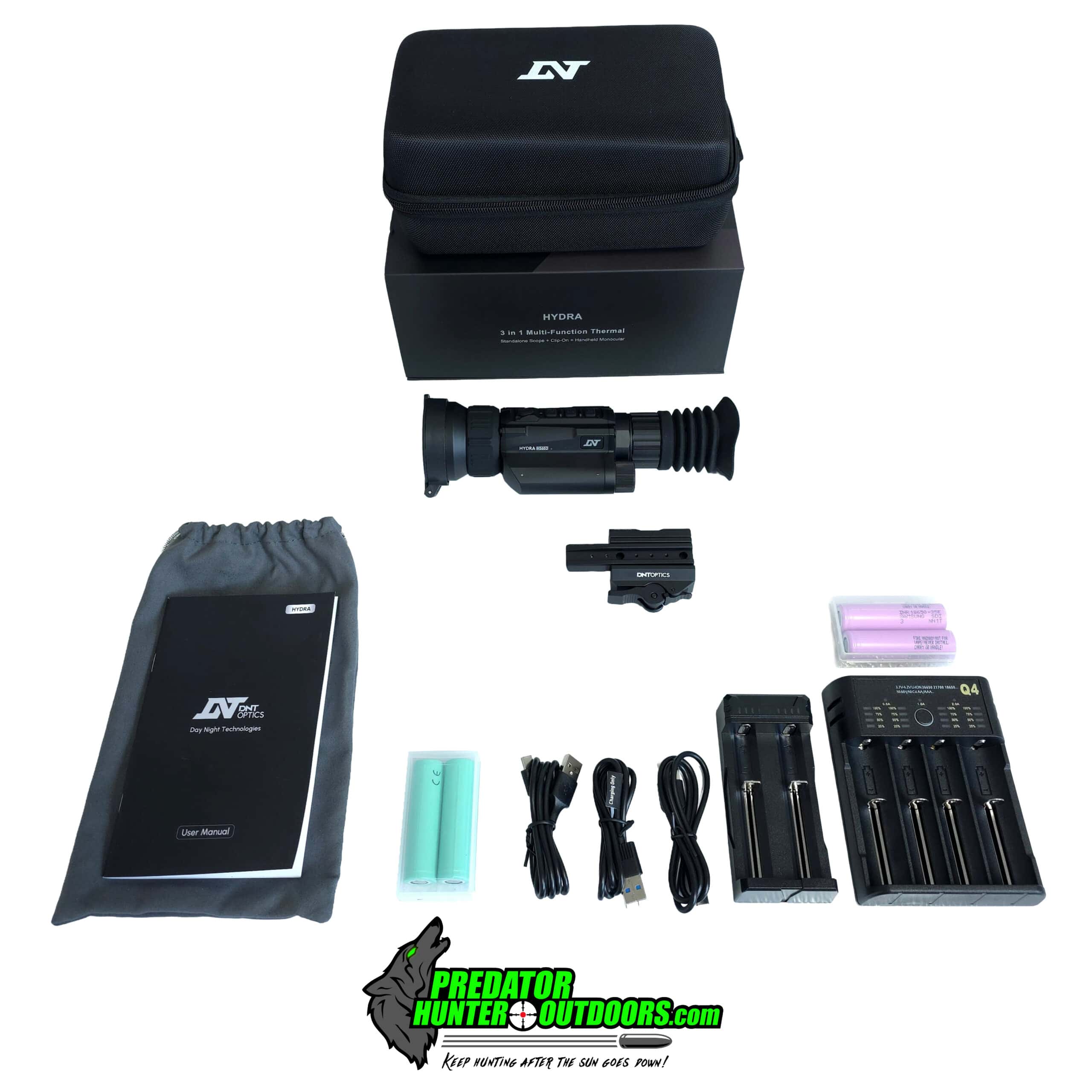 DNT Hydra HS650 Multi-Function Thermal Scope – Standalone Scope, Clip-On, Handheld Monocular – DEMO Unit!