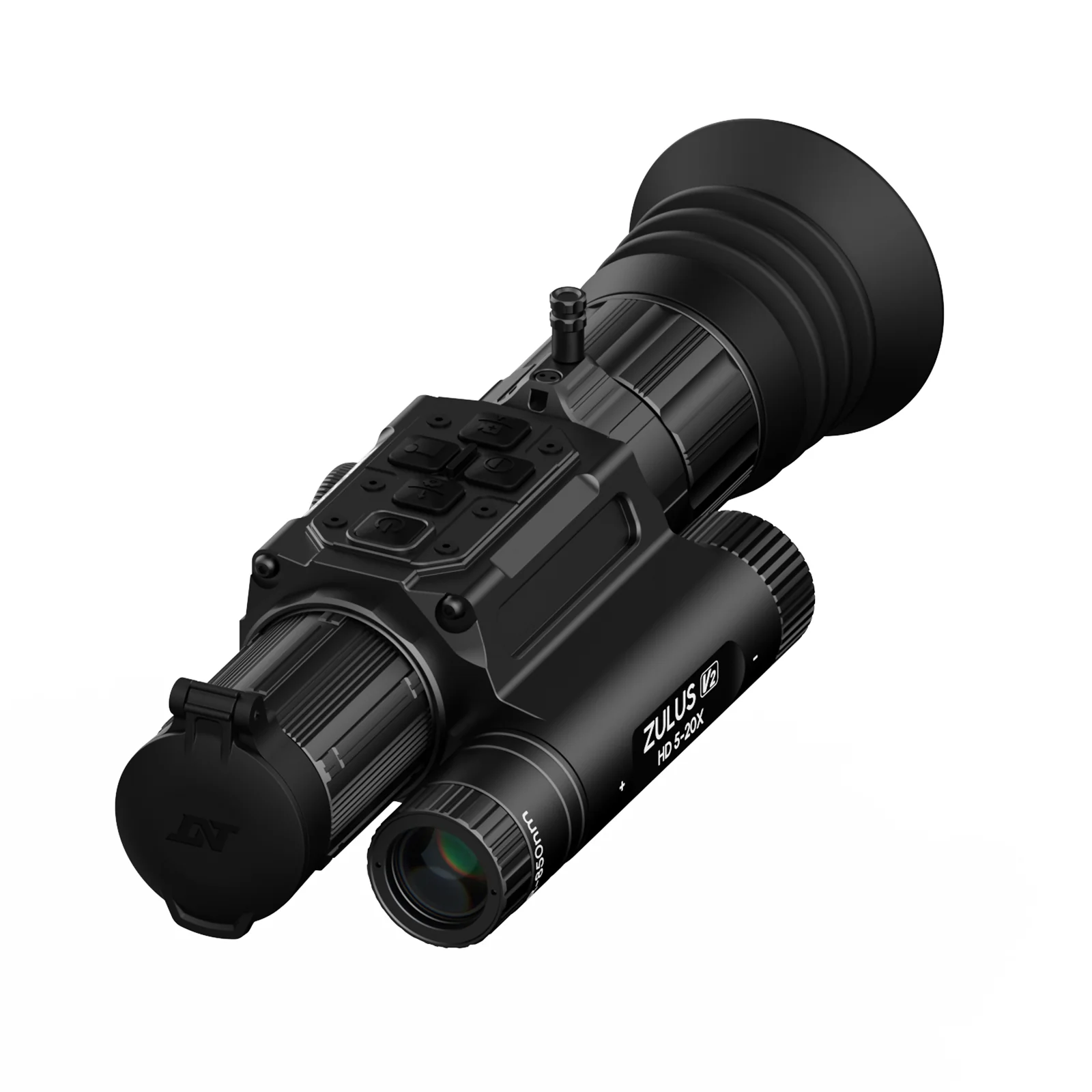 DNT Optics ZULUS HD ZHD520 V2 5–20x Digital Night Vision Scope – FREE 2x Extra 21700 Batteries & 4-Port Charger
