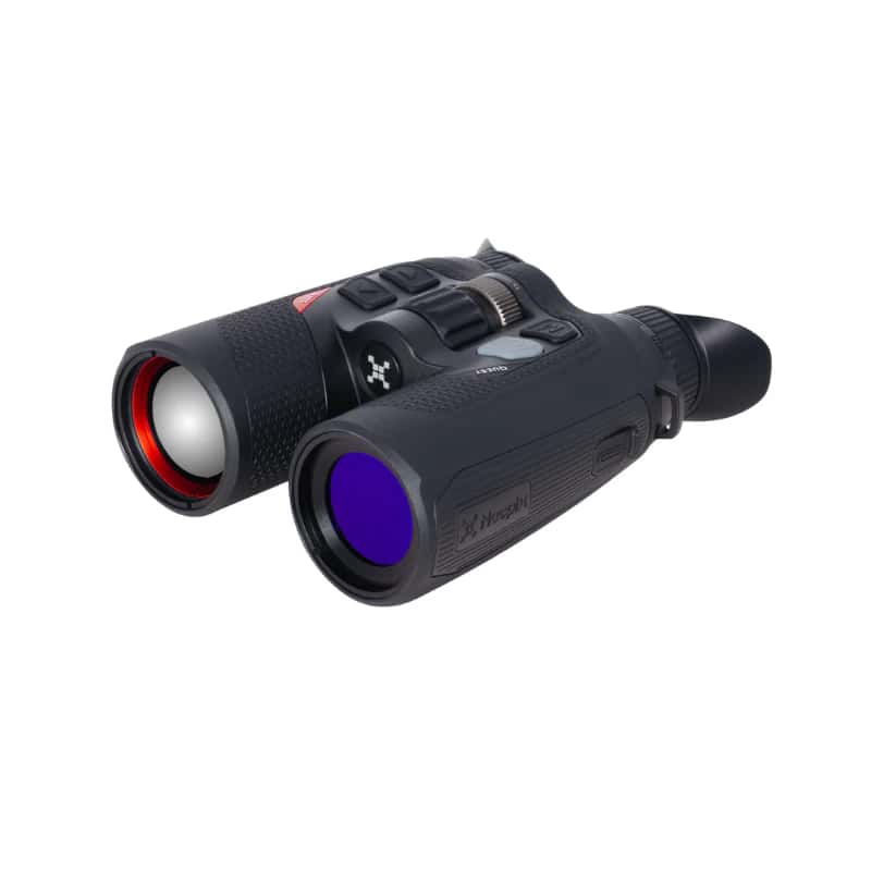 Nocpix QUEST S50R Rangefinding Thermal Binocular 2X 1280×1024 50 mm LRF – FREE 2× 18650 Batteries, 4-Port Charger