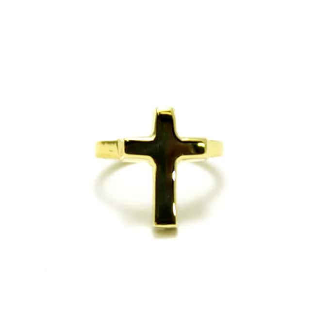 No.HC 012 24K 순금 한돈 십자가 반지 24k Gold Baby Ring
