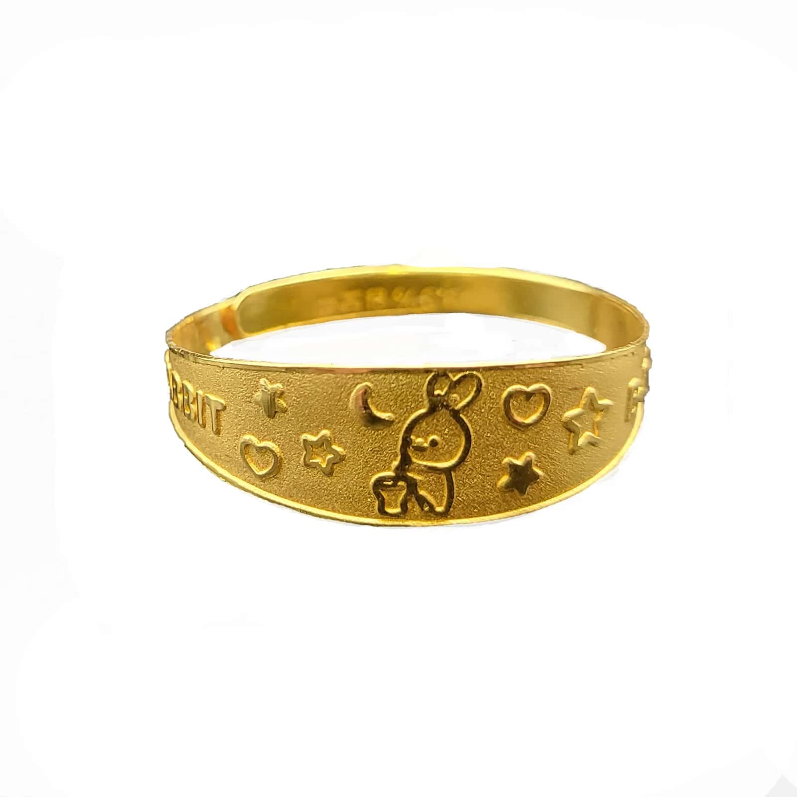 No.BR 0100 순금 2 돈 2023년생 아기 토끼 돌 팔찌 24k Baby bracelet, Year of the Rabbit ( 순금시세 )