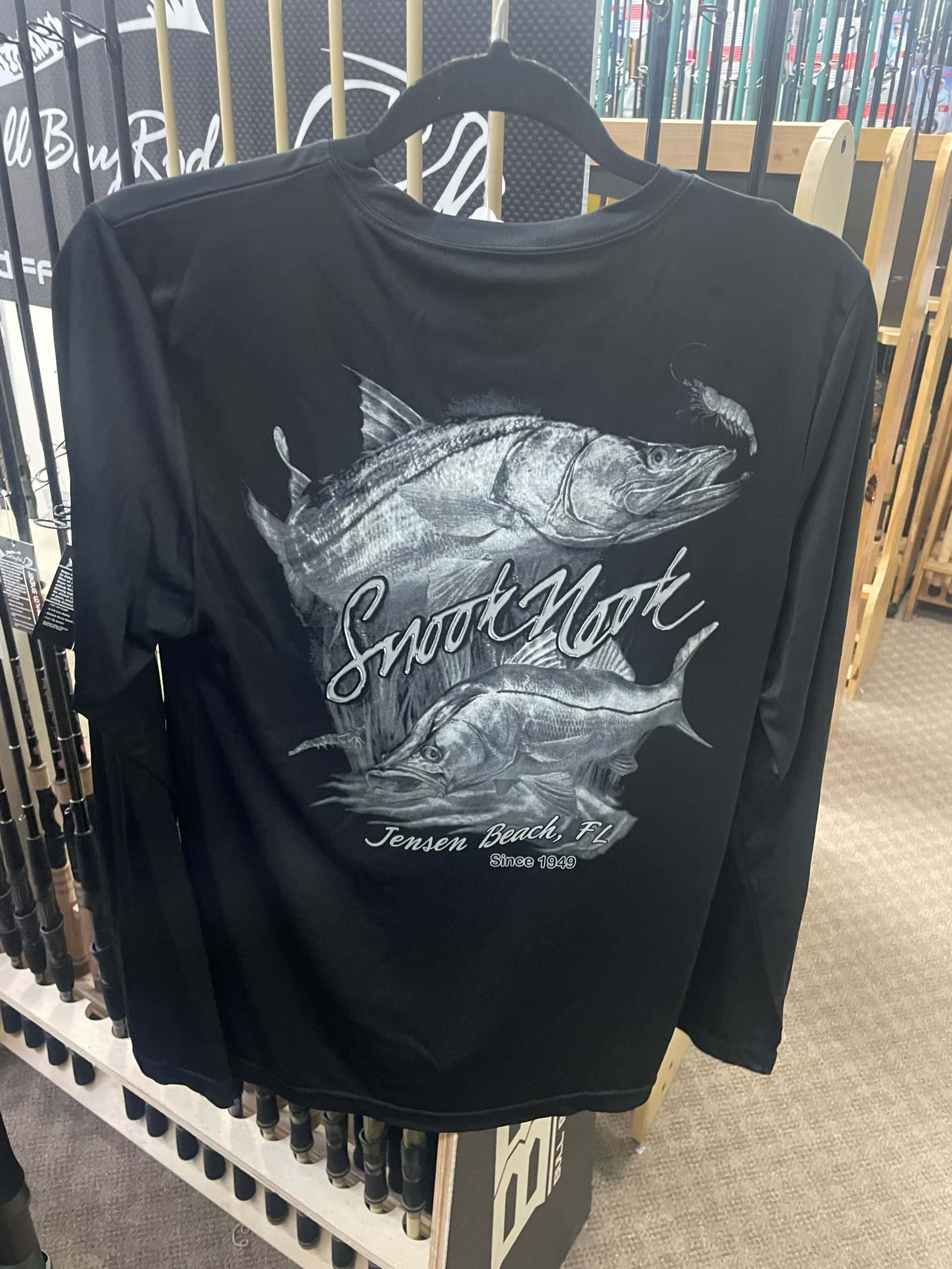 Snook Nook Black Performance Long Sleeve