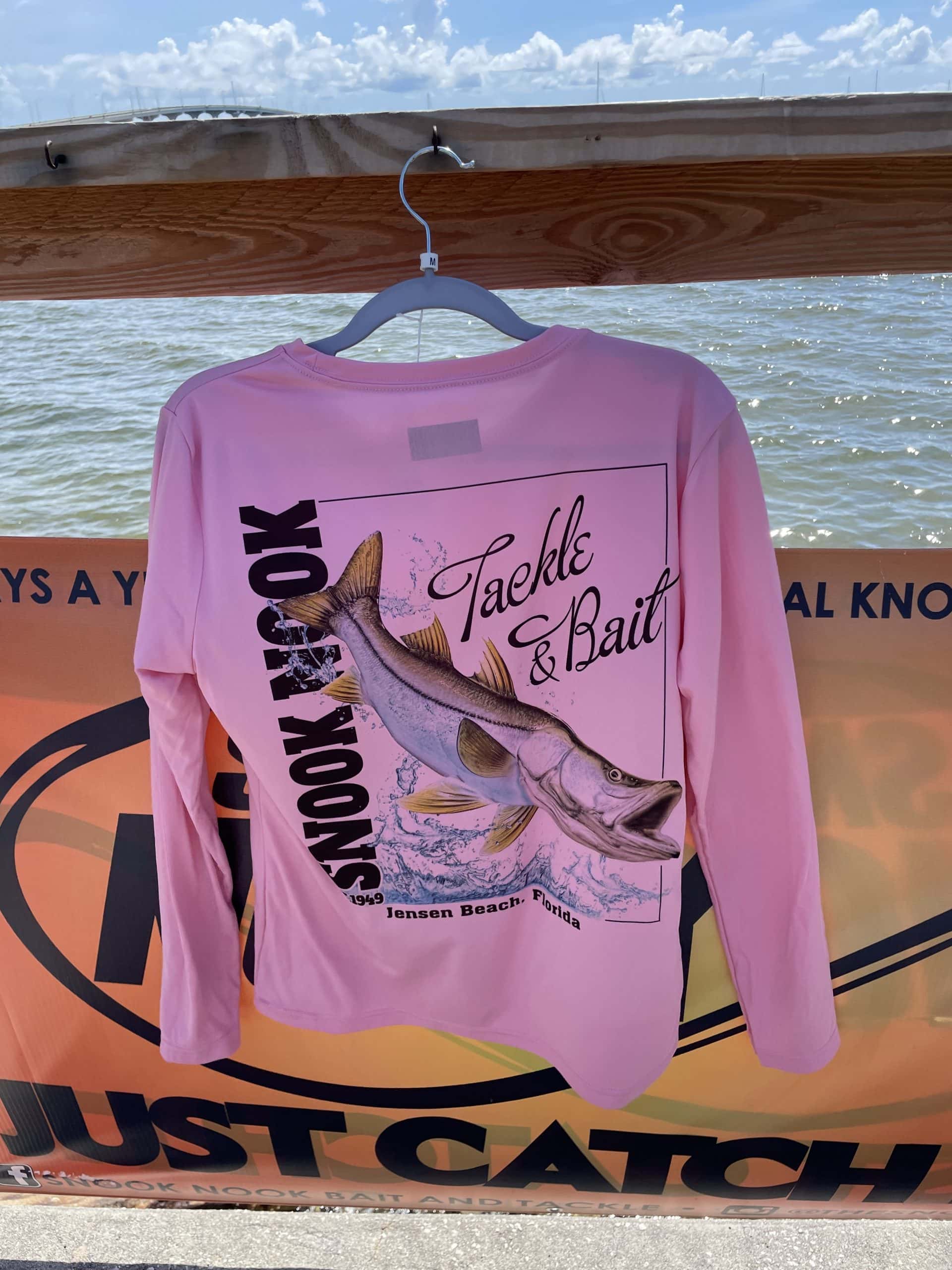 Snook Nook Women’s Fit Pink Performance Long Sleeve
