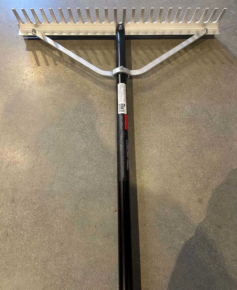 Aluminum Landscape Rake 24″
