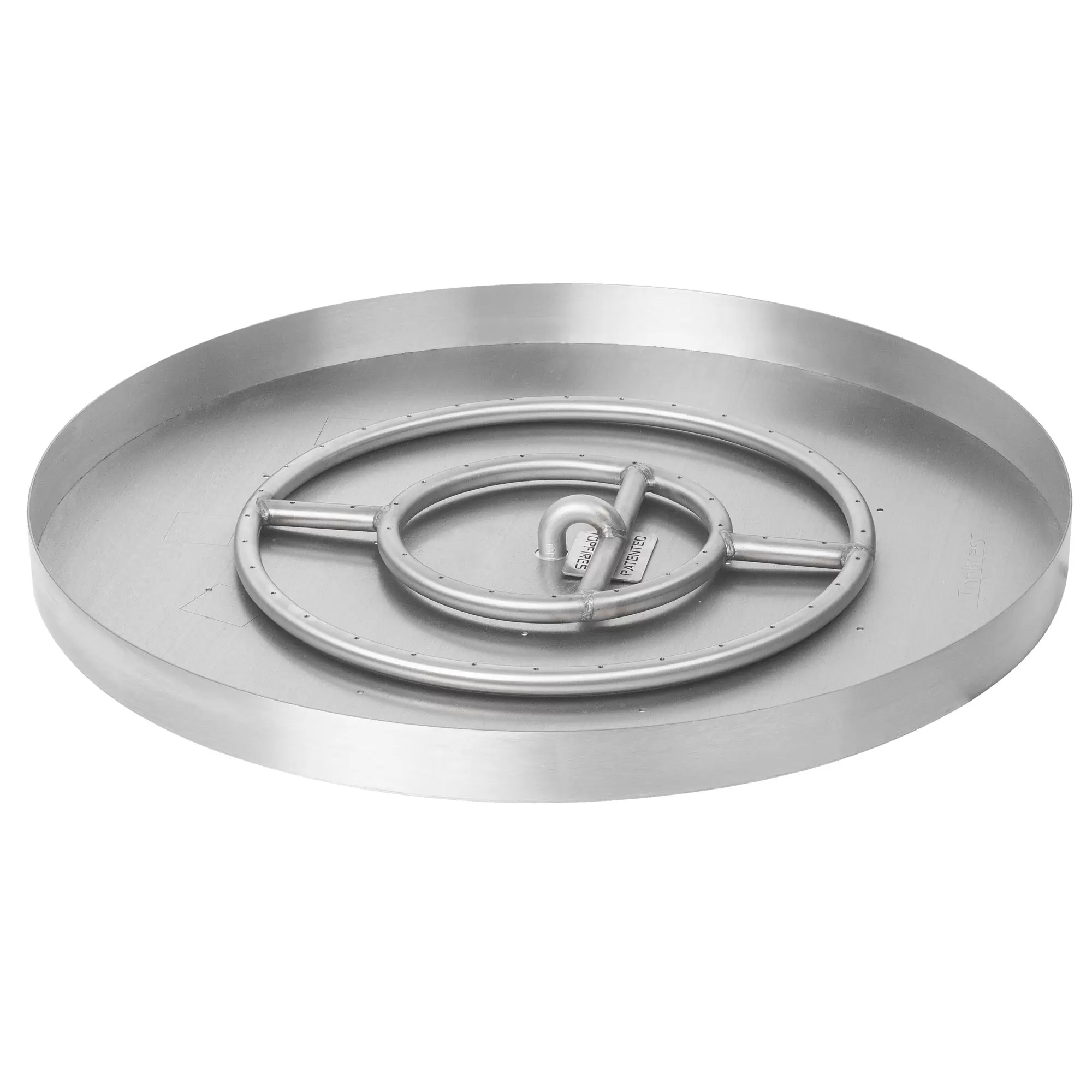 Round Lipless Drop In Pan &amp; Round SS Burner