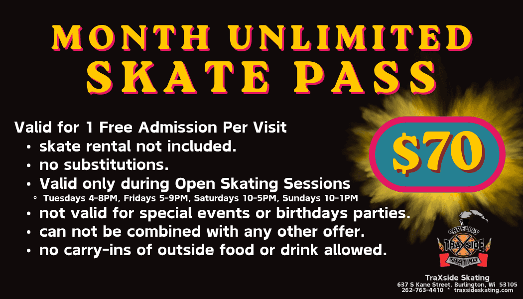Month Unlimited Skate Pass