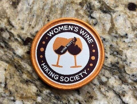 Wine Hiking Society Iron-on Patch