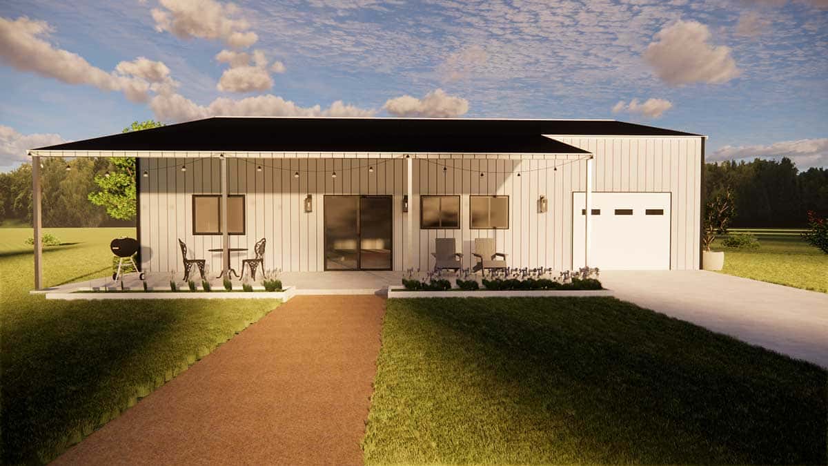 The Gardet Barndominium – 1950 SF