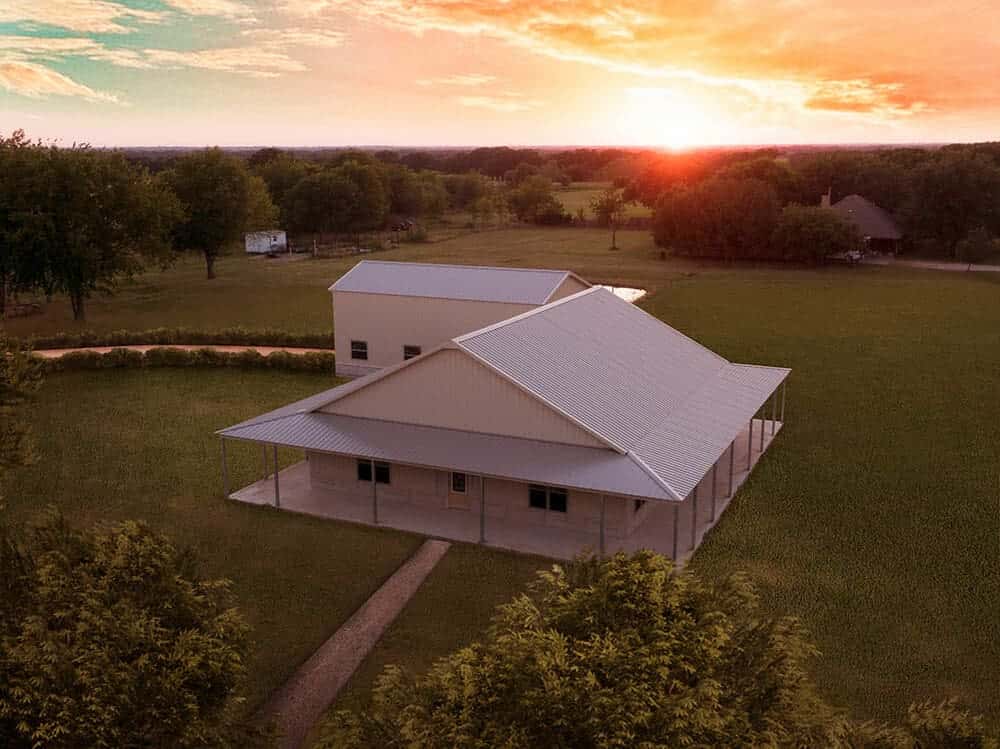 The Kaufman Barndominium + Garage