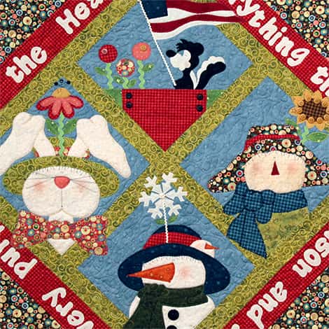 Fast & Fun Raw Edge Wallhanging Course