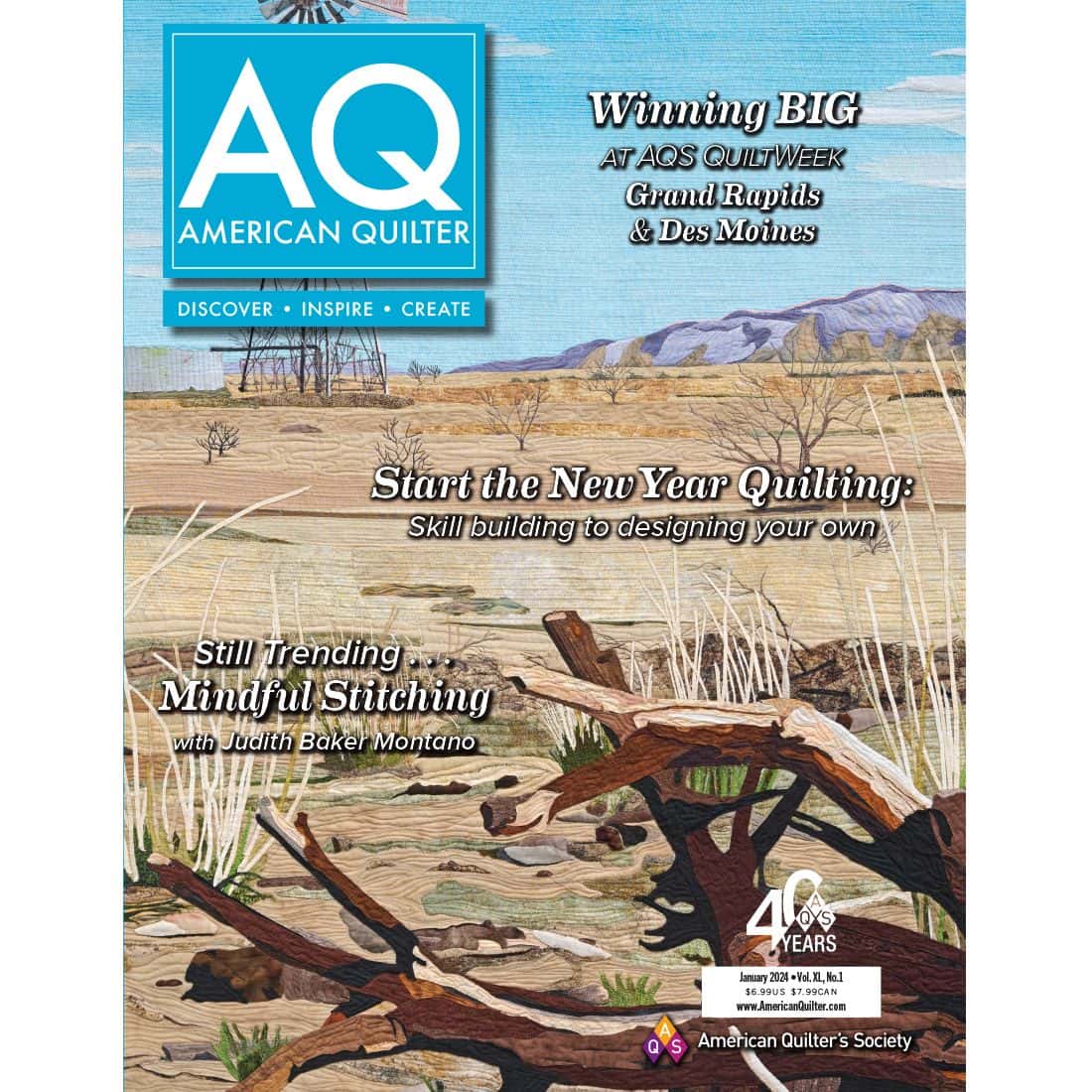 American Quilter Magazine January 2024