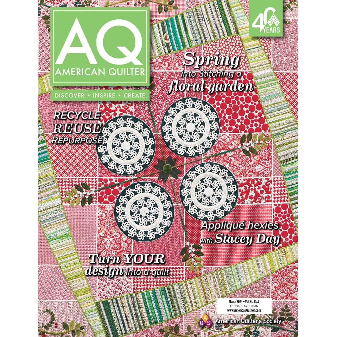 American Quilter Magazine March 2024