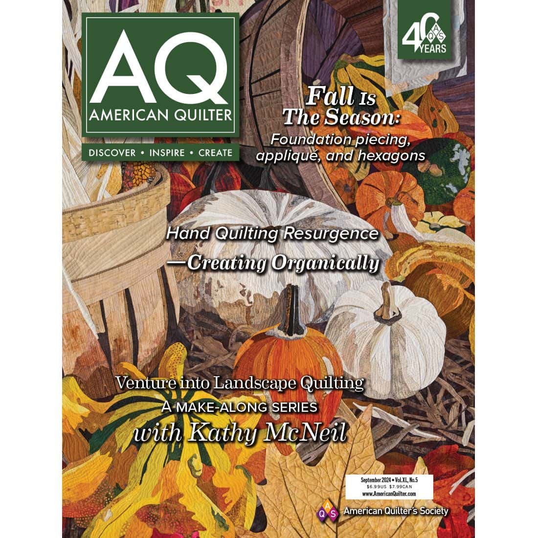 American Quilter Magazine September 2024