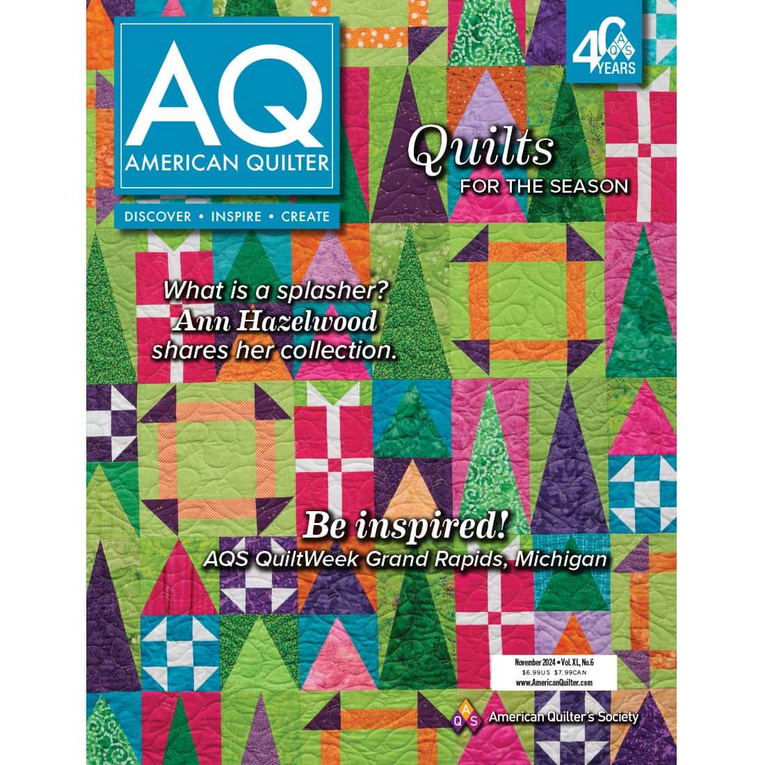 American Quilter Magazine November 2024