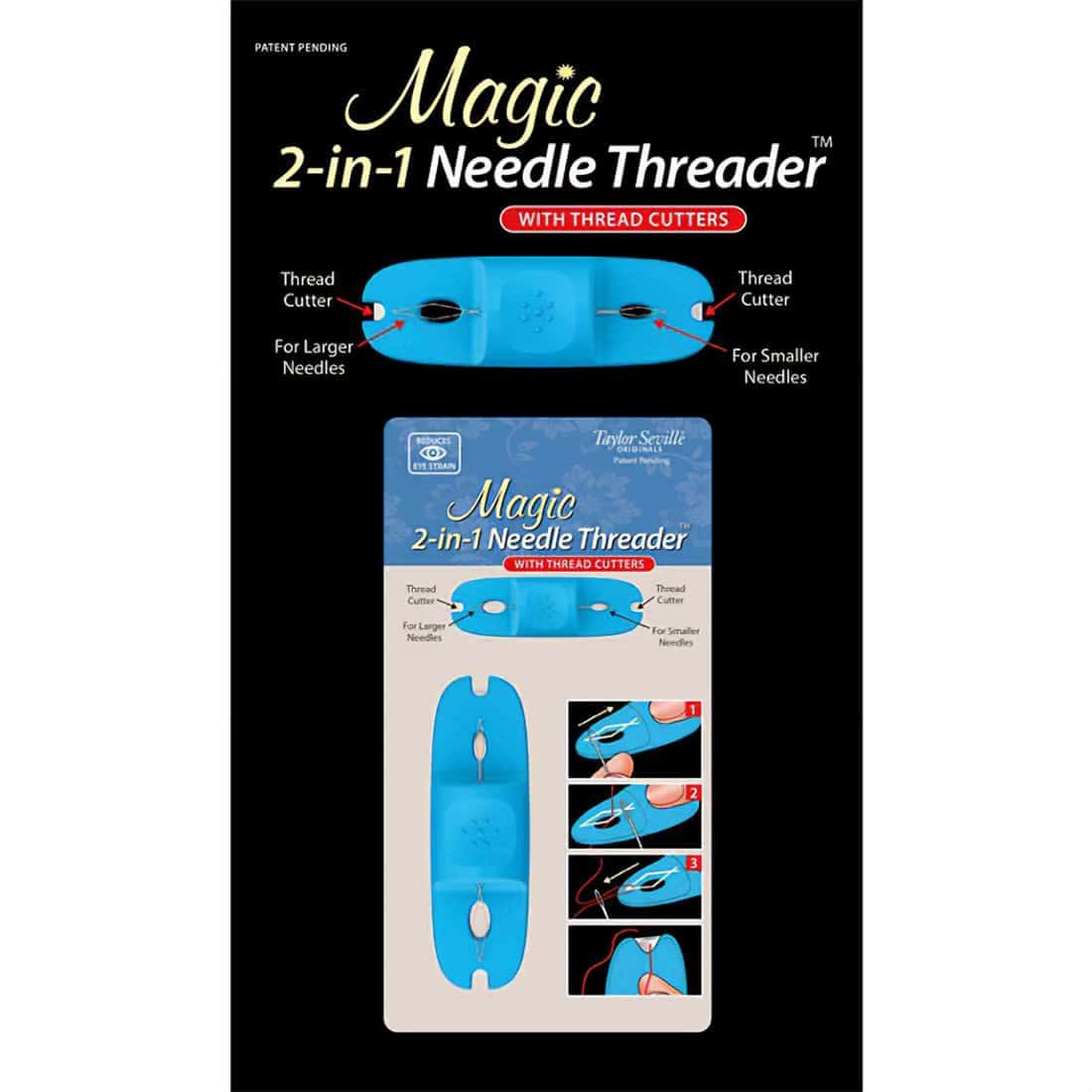 Magic 2-in-1 Needle Threader &amp; Cutter
