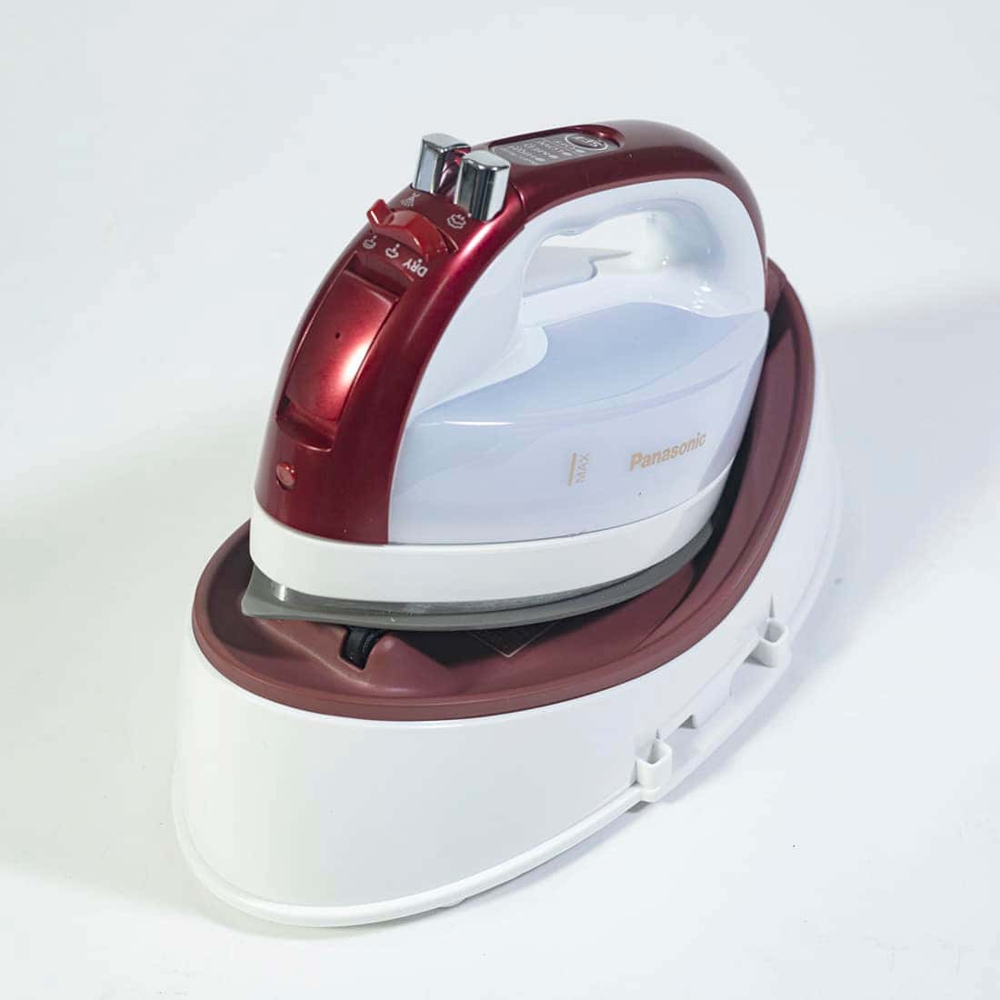 Panasonic Red Cordless Steam/Dry Iron