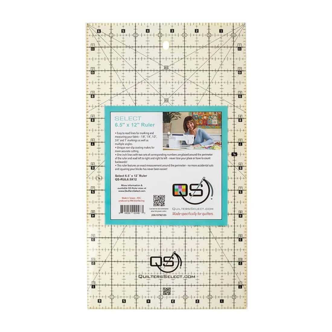 Quilters Select Non-Slip Ruler 8 1/2″ x 12″