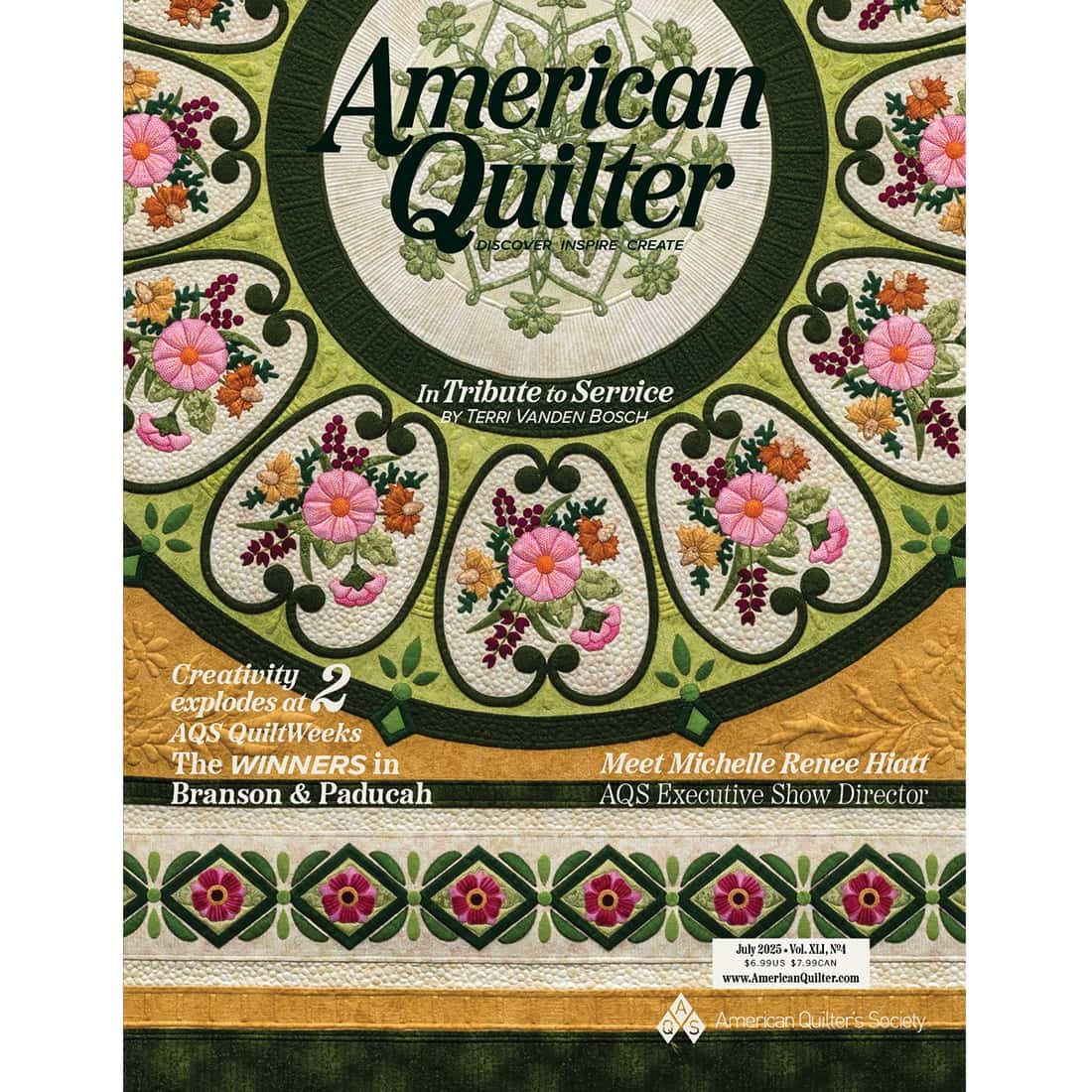 American Quilter Magazine July 2025