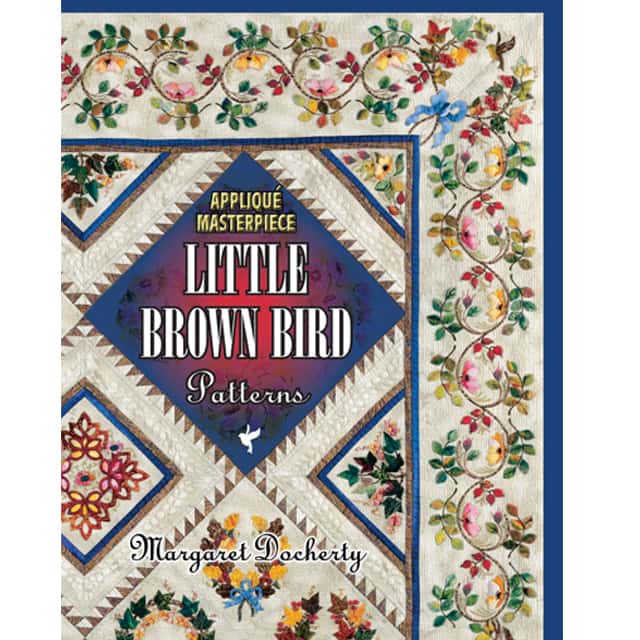 Applique Masterpiece: Little Brown Bird Patterns Digital Download