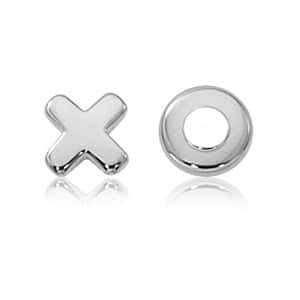 STERLING HUGS & KISSES EARRINGS