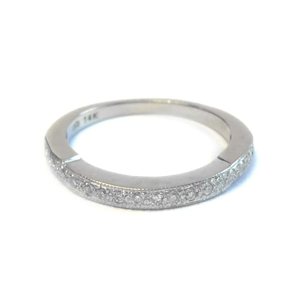 WHITE GOLD DIAMOND WEDDING RING