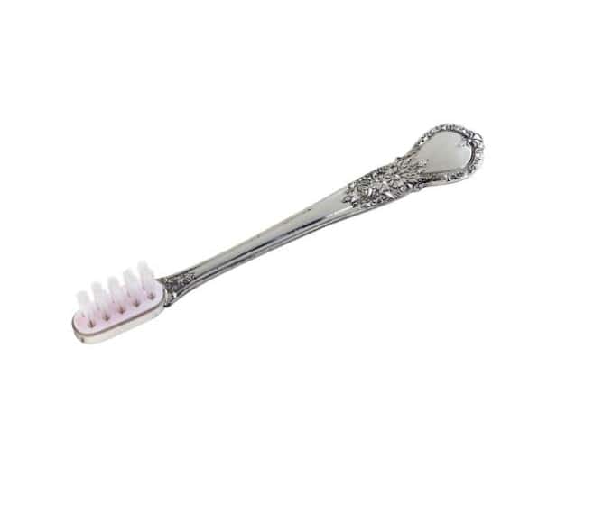 PEWTER PINK BABY TOOTHBRUSH
