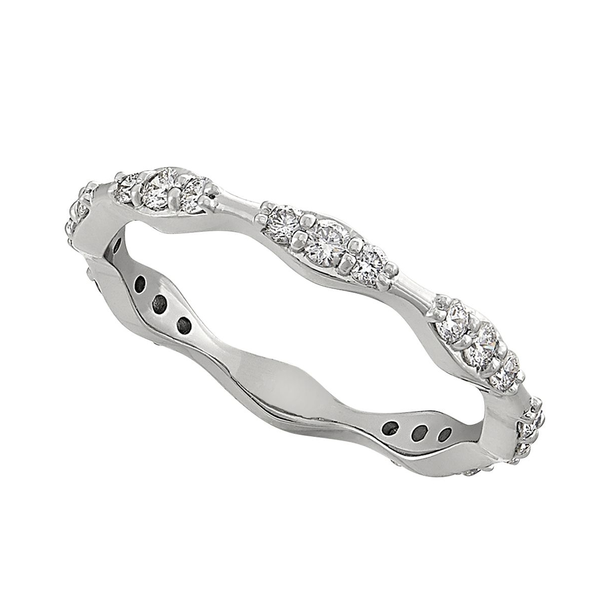 WHITE GOLD DIAMOND WEDDING RING