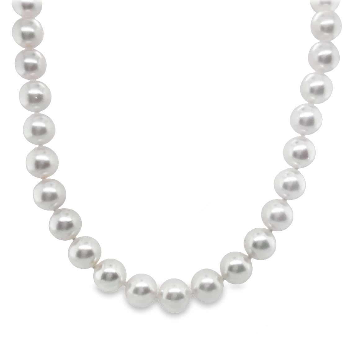 YELLOW GOLD PEARL NECKLACE