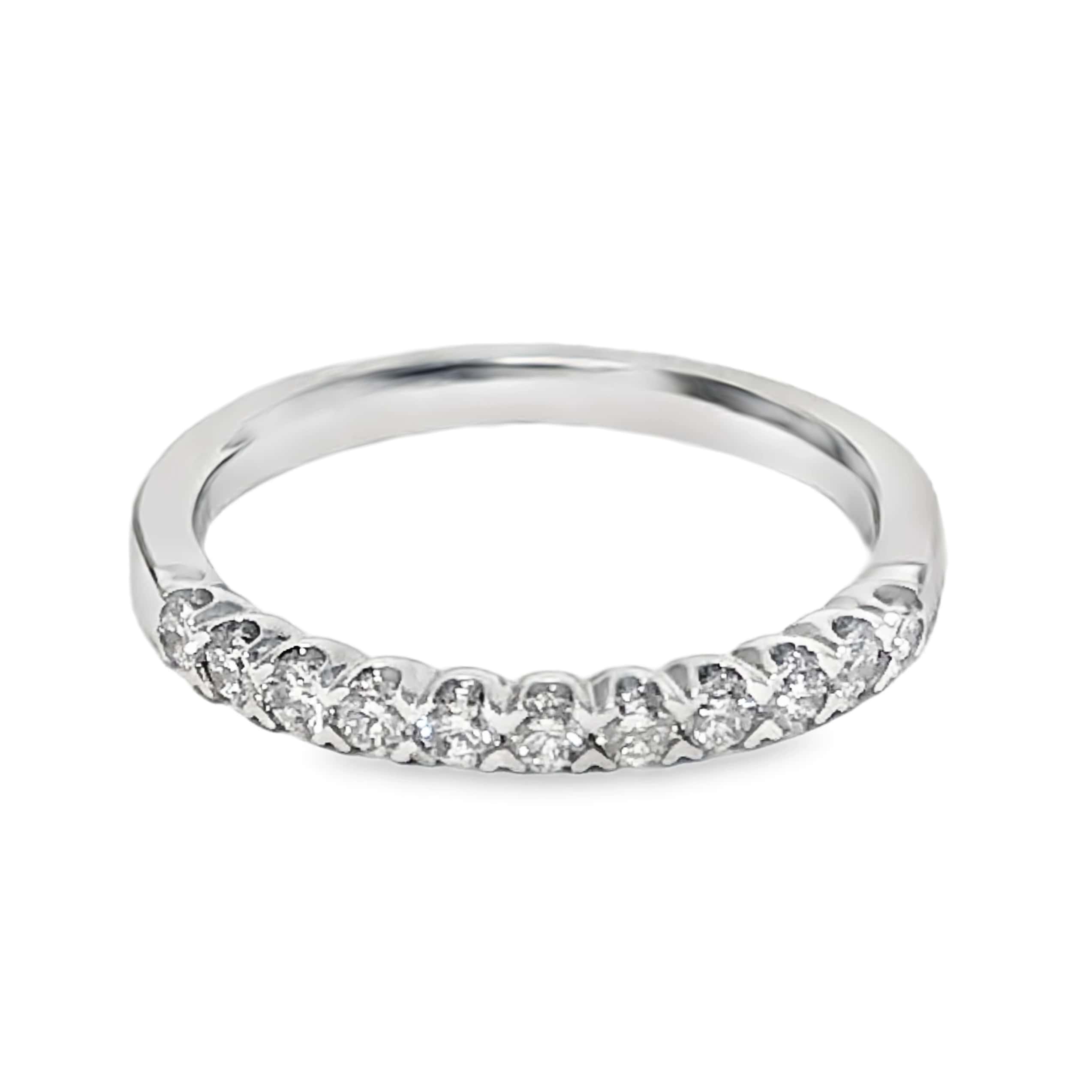 WHITE GOLD DIAMOND WEDDING RING