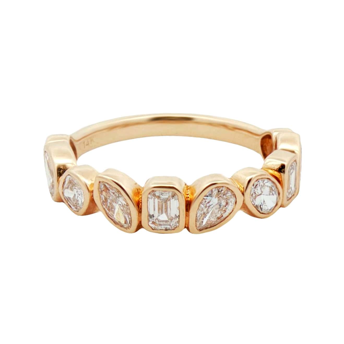 14K YELLOW GOLD LAB-GROWN DIAMOND RING