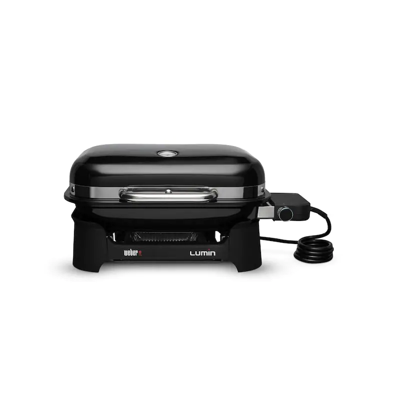 Weber Lumin Compact Electric Grill in Black